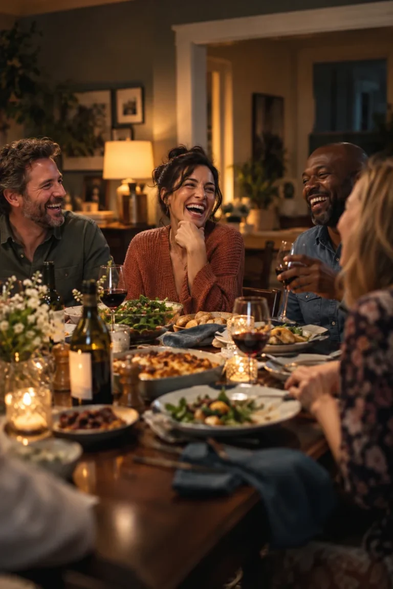 TAZZ TV original family comedy dinner illustration